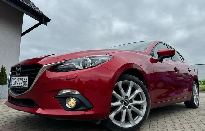 Mazda 3 cena 47900 przebieg: 146000, rok produkcji 2014 z Iława małe 191